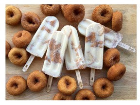 A popsicle made from caramel ice cream and mini donuts will be new this year on the Calgary Stampede midway.