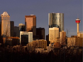 The Calgary skyline.