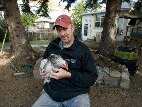 Paul Hughes has gone to court for the right to have chickens