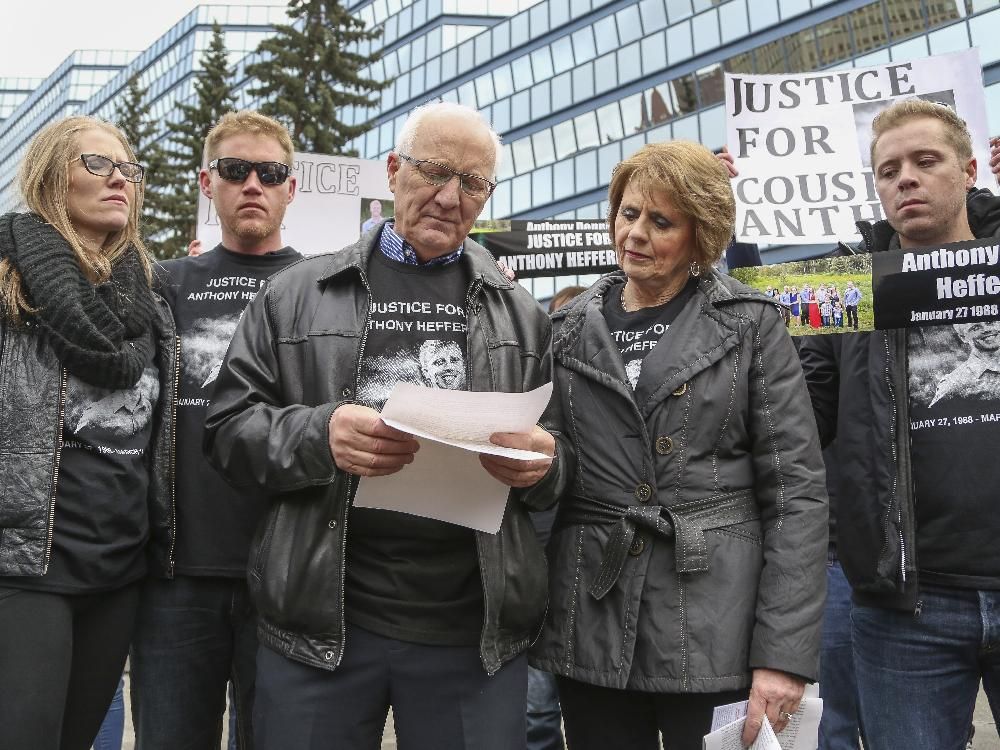 Family of Calgary man shot by police rally in search of answers 