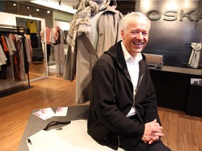 Helmut Bayer, founder and CEO of fashion store OSKA, was in Calgary at the Bankers Hall store location on April 27, 2015.