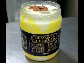 Easter Creme Egg Ice Cream