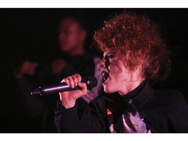 Kiesza performs at the University of Calgary in Calgary on Thursday, April 23, 2015. Kiesza was originally from Calgary before relocating to New York after obtaining international stardom.