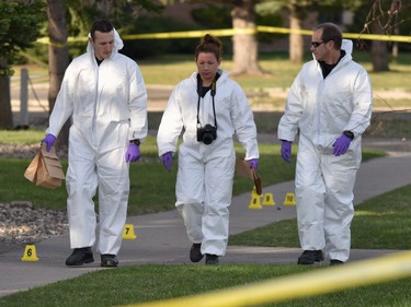 Lethbridge regional police service investigate a triple-homicide in Lethbridge.