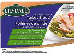 Lilydale turkey subject of recall.