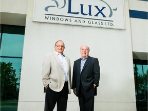 Lux Windows owners Tony Ambrogiano, left, and John Petrillo.