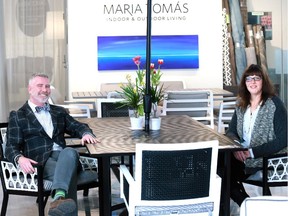 Julian Riley and Klari Fekete, are the co-owners of Maria Thomas.