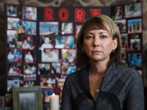 Sparla McCann's son, Rory, died earlier this year after a fentanyl overdose.