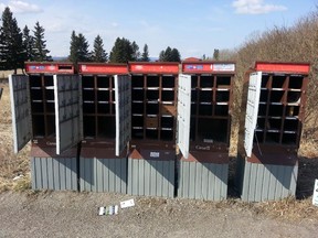 Michael Hambly, a Rocky View County resident, is concerned about identity theft and fraud, and questioning the security of community mailboxes after noticing the one in his residential area at Highway 8 and Range Road 32 was pried open and all the mail removed, sometime before the morning of Friday, April 3, 2015.