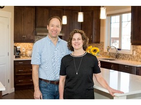 David and Shelley Ozimko at their home in Cimarron.