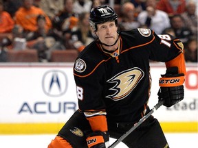 Anaheim's Tim Jackman is going against his old team in the second round of the playoffs.