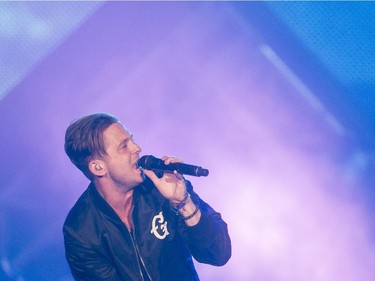 One Republic lead singer Ryan Tedder rocks the Saddledome in Calgary, on April 30, 2015.