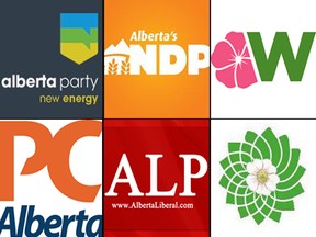 Alberta political party logos