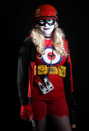 Harley Quinn/Tank Girl
Name: Stefanie Nichol, 40
In her own words: “She is a bad girl,” Nichol says of Harley Quinn’s appeal. She only started cosplaying four years ago and sticks with Harley most of the time. “It’s fun . . . and I get lots of attention,” she laughs.