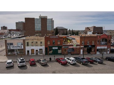 Pieces of history are quickly disappearing in Chinatown, in Lethbridge, Alberta. The small district in the downtown at the beginning of the 20th century had a population of around 100, now the buildings are in need of major repairs.   Calgary Herald photo by David Rossiter