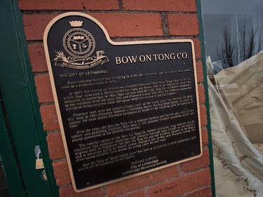 Pieces of history are quickly disappearing in Chinatown, in Lethbridge, Alberta. The small district in the downtown at the beginning of the 20th century had a population of around 100, now the buildings are in need of major repairs.   Calgary Herald photo by David Rossiter