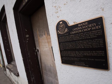 Pieces of history are quickly disappearing in Chinatown, in Lethbridge, Alberta. The small district in the downtown at the beginning of the 20th century had a population of around 100, now the buildings are in need of major repairs.   Calgary Herald photo by David Rossiter