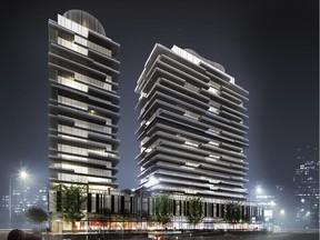 Rendering of a proposed condo development in East Village by Toronto developer Great Gulf. Courtesy of Great Gulf.