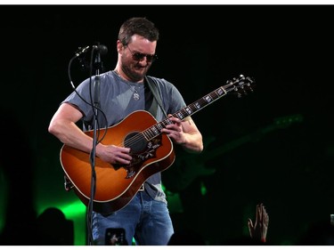 Country music artist Eric Church brought his act to the Saddledome in Calgary on Saturday, April 11, 2015.