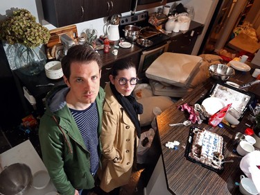 Sage Hill house owners Mark and Star King came home to a destroyed house after having it rented out through Airbnb in Calgary, on April 29, 2015.