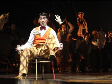 Cirque du Soleil performers presented Kurios Cabinet of Curiosities during their dress rehearsal night at the Calgary Stampede grounds on April 8, 2015.