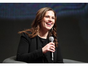 Hayley Attwell  from Agent Carter, did a panel discussion in the Corral on Sunday.