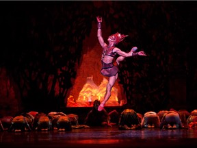 The Houston Ballet's production of La Bayadere, which blends Bollywood-style costumes with classical ballet, will be presented by the Alberta Ballet April 30-May 2.