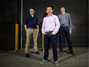 TikTiks co-founders, from left, Andrew Browne, Johnny Tran and Brendan Koch. Photo credit: Ryan Beaudin.