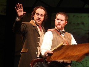 Haysam Kadri and Karl Sine will be back at Vertigo Theatre in Calgary in 2016  in Sherlock Holmes and the Case of the Jersey Lily, Vertigo artistic director Craig Hall announced Monday.