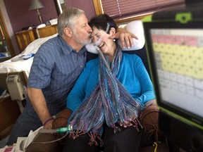Murray Mikulak with his wife Shelagh, who died from ALS in 2013 at age 60. Mikulak praised the federal government's move to increase compassionate care benefits to six months, up from the current six weeks.