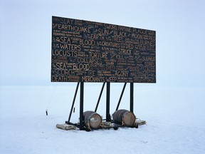 Kevin Schmidt, A Sign in the Northwest Passage, 2010-2012. Courtesy of the artist and Catriona Jeffries Gallery; collection of the Art Gallery of Alberta, Edmonton.