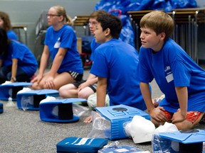 Students learn the essential skills of reading, numeracy and working with others as they learn CPR techniques.