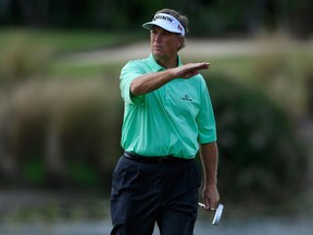Peter Jacobsen, seen during February's Allianz Championship, will be attending the Shaw Charity Classic for the first time this summer at Canyon Meadows in Calgary.