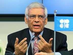 Secretary General of OPEC Abdalla Salem El-Badri of Libya.