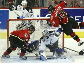 The moment of infamy is frozen in time for many bitter Flames fans — Game 6, 2004 when forward Martin Gelinas appeared to score on Tampa Bay netminder Nikolai Khabibulin, but it was ruled no-goal, despite later evidence that appears to show the puck across the goal-line. Instead of winning the Cup on home ice, the Flames would lose the game in overtime and fall in Game 7 in Tampa.