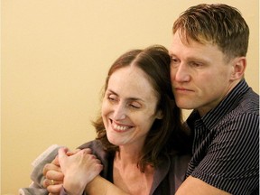 Tamara Gignac and her husband Heath McCoy at their daughter Bronwyn's 7th birthday.