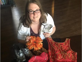 Carolyn Aikens-Burns, drama teacher at Sir John Franklin School, was named honorary ringmaster and treated to a show in Lethbridge by the Royal Canadian Circus after she returned some stolen items belonging to circus star Rick Wallenda. The costumes were discovered on the school's property, weeks after the theft.