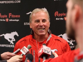 Calgary Stampeders GM/head coach John Hufnagel says repeating as CFL champs is harder than winning the Grey Cup the first time.