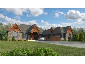 High-end homes are features in the central Alberta development The Slopes at Sylvan Lake.