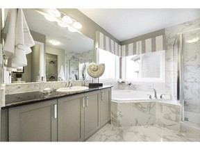 The ensuite in the Ladera by Shane Homes.