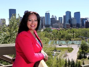 Rochelle Dvorkin runs the staffing/employment agency Dvorkin Personnel, in Calgary, on May 21, 2015.