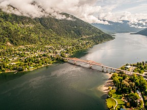 FILE PHOTO: The orange bridge is a Nelson landmark.