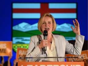 NDP Leader and Premier-designate Rachel Notley