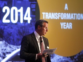 CALGARY, AB.; MAY 11, 2015   --  Encana CEO   Doug Suttles answers shareholders questions at the annual general meeting at the BMO Centre in Calgary Tuesday May 12, 2015 (Ted Rhodes/Calgary Herald) For Business story by Geoff Morgan. Trax # 00065182A