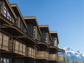 Exterior of Ravenrock development by Quantum Place Developments in Canmore.