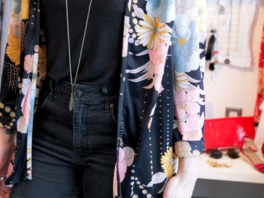 A great floral kimono is a must-have for summer. Wear it to all of your summer festival activities, whether it’s with pants, a skirt or over a dress.