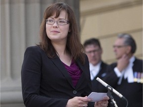 Alberta Minister of Justice and Aboriginal Affairs Kathleen Ganley.