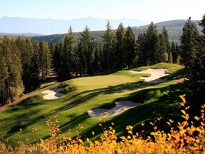 The 11th hole at Grey Wolf golf course in Panorama.