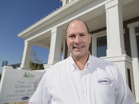 Don Barrineau, president of Mattamy Homes' Calgary division, outside a showroom at the company's Cityscape development near Saddleridge in Calgary on Thursday, May 7, 2015.