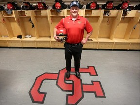 University of Calgary Dinos offensive lineman Sean McEwan is proud to be selected by the Toronto Argonauts. He went third overall, right behind teammate Sukh Chungh, who went to Winnipeg at No. 2.